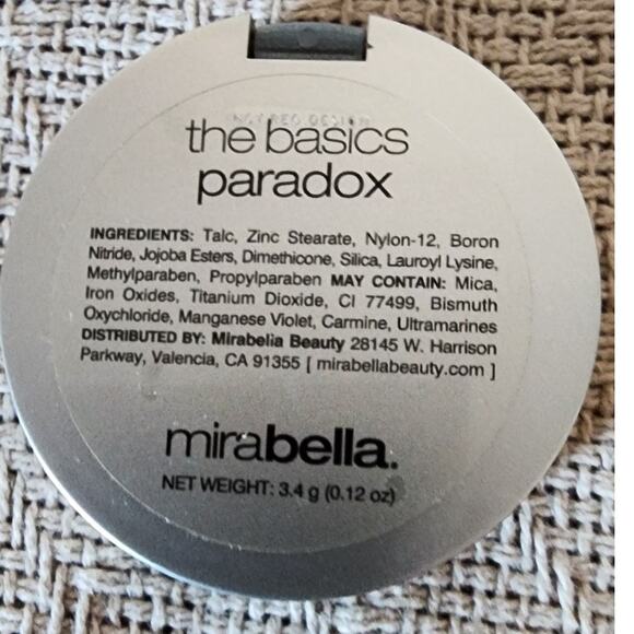 New Mirabella The Basics Pressed Powder Foundation Color Paradox 100% Authentic - Picture 3 of 5